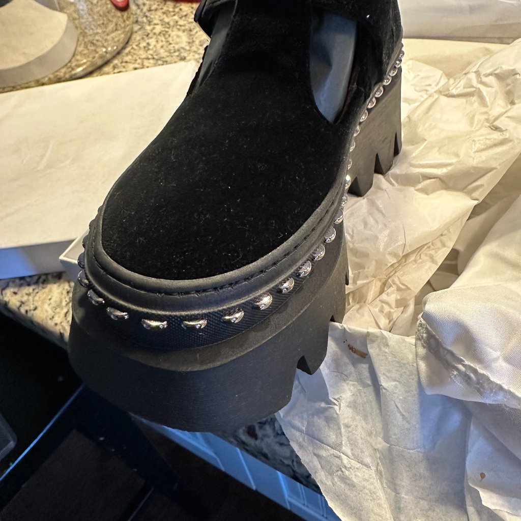 Marie Laffont Nyc Ginette Black Velvet Shoes 6 Us 36 Eu Nib